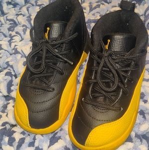 Jordan 12's 8c yellow and black